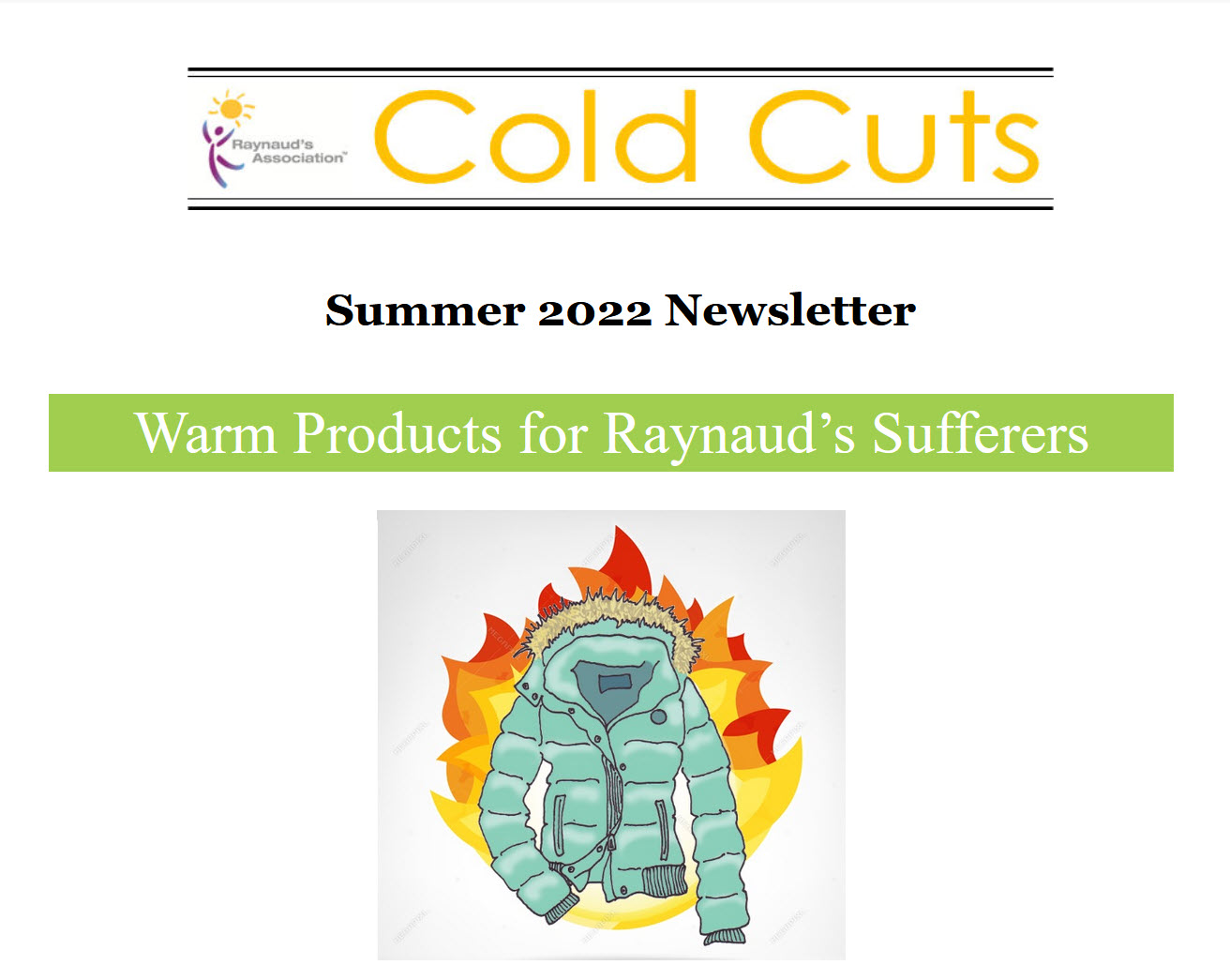 Cold Cuts Summer 2022 Newsletter
